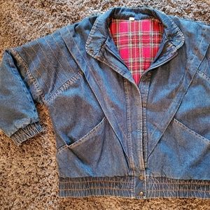 Vintage full zip denim jacket